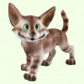Садовая фигура Кот Васька стоячий