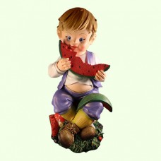 Садовая фигура Мальчик с арбузом