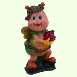 Садовая фигура Мотылек с клубникой
