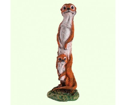 Садовая фигура Суслик с малышом