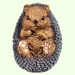 Садовая фигурка Ежик на спине большой