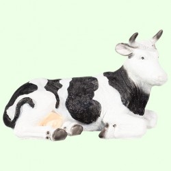 Садовая фигурка Корова черно-белая
