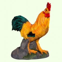 Садовая фигурка Петух рыжий