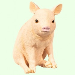 Садовая фигурка Поросенок розовый