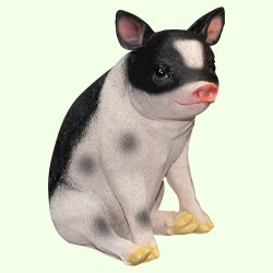 Садовая фигурка Поросенок пятнистый