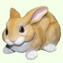 Садовая фигурка Зайчик малый рыжий