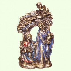 Статуэтка Богородица с младенцем, Иосифом и ангелом