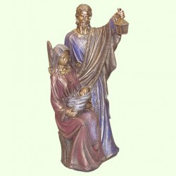 Статуэтка Мария и Иосиф с младенцем Иисусом