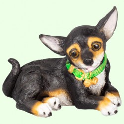 Урна для праха Чихуахуа черная