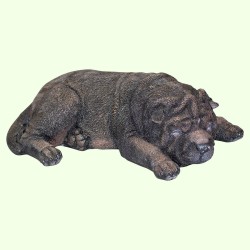 Урна для праха Шарпей шоколадный