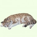 Урна для праха Спящий кот полосатый